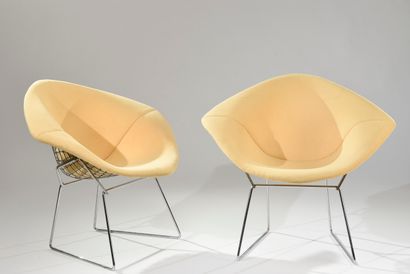 null Harry BERTOIA (1915-1978)

Edition Knoll des années 90

Paire de fauteuils diamond...