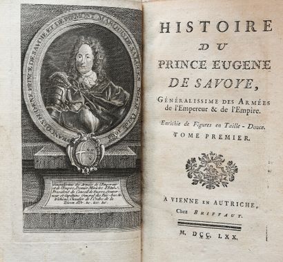 null MAUVILLON (Elzéar de)]. HISTORY OF PRINCE EUGENE DE SAVOIE, generalissimo of...