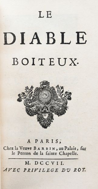 null (The Wise (Rene)). THE LAME DEVIL.

Paris, Veuve Barbin, 1707. In-12 (h. 159...