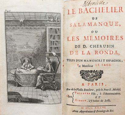 null LE SAGE (René). LE BACHELIER DE SALAMANQUE or the memoirs of D. Cherubin de...