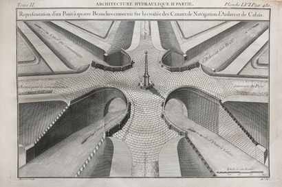 null BELIDOR (Bernard Forest de). HYDRAULIC ARCHITECTURE, or the Art of conducting,...