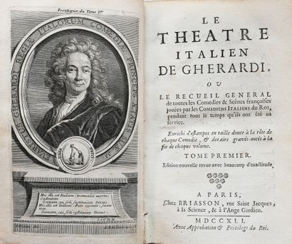 null GHERARDI (Evariste). LE THEATRE ITALIEN ou recueil général de toutes les comédies...