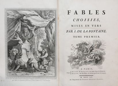 null LA FONTAINE (Jean de). FABLES CHOISIES, mises en vers.

Paris, Desaint et Saillant,...