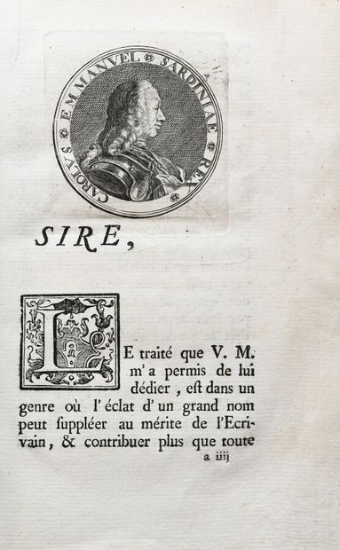 null GERDIL (Hyacinthe Sigismond). TREATISE ON SINGLE COMBATS. 

Turin, Royal Printing...