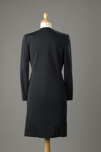 null HANAE MORI Couture HC 837-442-91

Robe au genou en jersey noire, décolleté en...