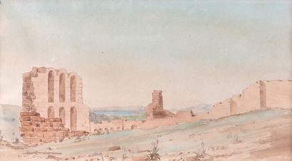 null Ecole française du XIXè siècle

Paysages de Grèce

Aquarelle, vers 1830-1850

H....