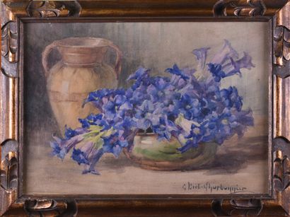 null Claudia BRET- CHARBONNIER (1863-1950)

Bouquet de fleurs

Aquarelle sur papier

H....