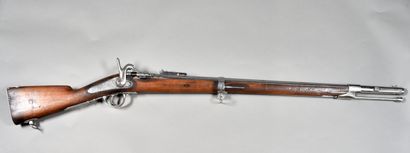 null FRANCE

Transformed infantry rifle with snuffbox 

Wooden frame with long barrel,...