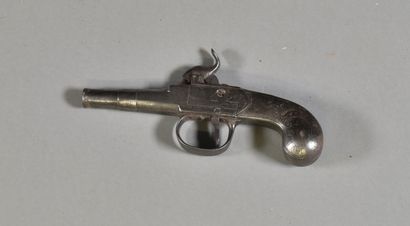 null GREAT BRITAIN 

Percussion pistol 

Entirely in steel, stick decorated with...
