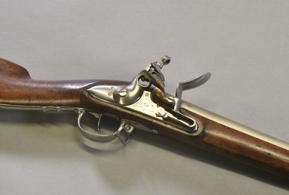 null FRANCE

Rifle model 1777 Revolution 

Wooden mounting with long barrel, lock...