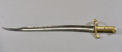 FRANCE 
Baïonnette sabre modèle 1840 
Poignée...