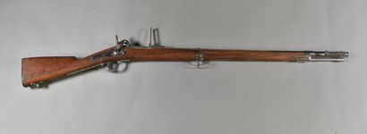 null FRANCE

Fusil modèle 1859 

Monture bois à fût long, crosse bois matriculée,...
