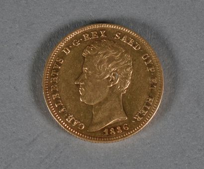 null KINGDOM OF SARDINIA

One 50 lira gold coin, Charles Albert, 1836, KM177.1, VG/TTB

weight:...