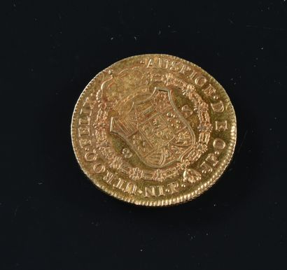 null COLOMBIE

Charles IV d'Espagne, 8 escudos d'or, 1797 JF, Popayan, 27 g, KM 62.2,...