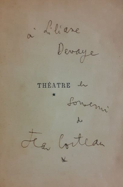 null Jean COCTEAU (1889-1963)

Théâtre, Tome I, Paris Gallimard, 1948

Ouvrage broché,...