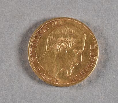 null FRANCE

Une pièce de 20 Francs or Napoléon III, Paris, 1859

Poids: 6,4 g