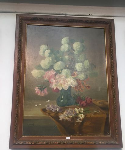 null H. MELET***

Bouquet de fleurs, 1902

Huile sur toile signée et datée en bas...