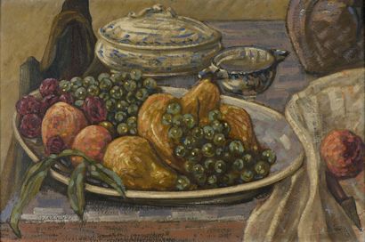 null Adrien GODIEN (1873-1949)

La coupe de fruits

Huile sur panneau, signée en...