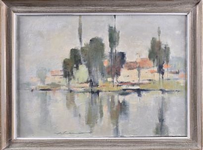 null Lucien VECHARD (1907-1977)

Reflets dans l'eau

Huile sur toile, signée au centre,...