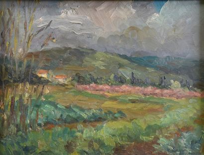 null Victor FERRERI (1915-2009)

Deux paysages

Huile sur contreplaqué

H. 26 cm...