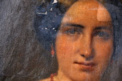 null Camille CHAZAL (1825 - 1875)

Portrait de femme au collier

Huile sur toile,...