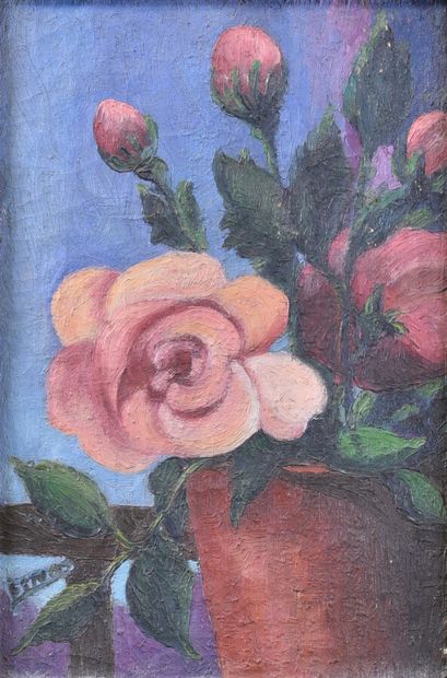 null Ferdinand DESNOS (1901 - 1958)

Bouquet de roses

Huile sur toile, signée