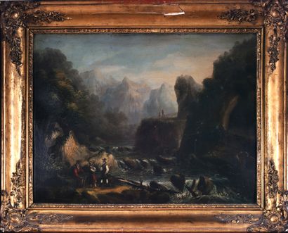 null Ecole du XIXe siècle

Paysage à la rivière

Huile sur cuivre

H. 49 cm - L....