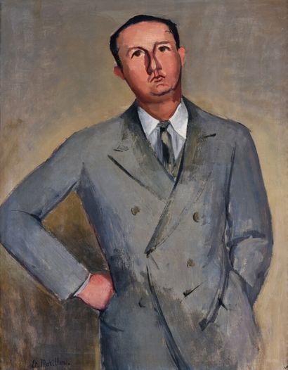 Étienne MORILLON (1884-1949) 
Portrait de...