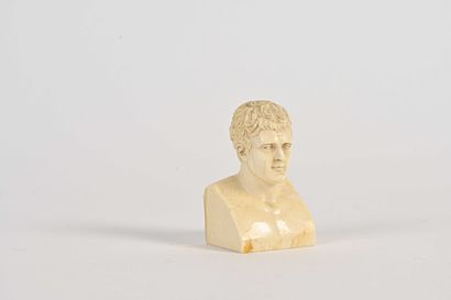 null **Petit buste en ivoire de Napoléon

Fin du XIXe siècle

Sans socle 

H. 5,8...