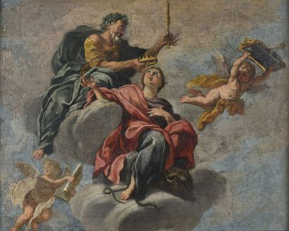 null Ecole Française du XVIIIe siècle

Le couronnement de la Vierge

Huile sur toile...