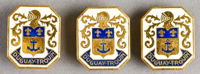 France Lot de trois insignes marine Navire Duguay-Trouin 

En métal et métal, fabrication...