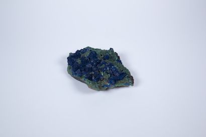 null AZURITE ET MALACHITE BOU SKOUR MAROC (13cm)