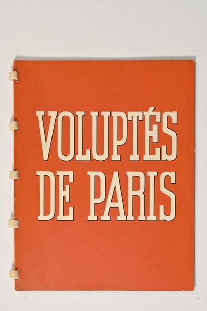 BRASSAÏ, Gyula Halász dit (1899-1984) Voluptés de Paris

Paris, Paris Publications,...