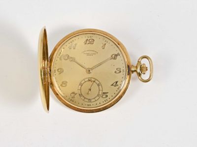 null 
Montre de gousset en or jaune 18k (750 millièmes)
Première moitié du XXème...