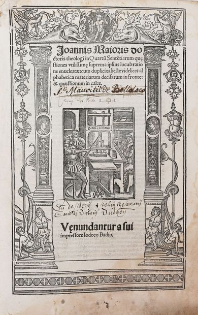null MAJORIS (Joannis). QUARTUM SENTENTIARUM QUESTIONES.

Paris, Josse Bade, 1516....