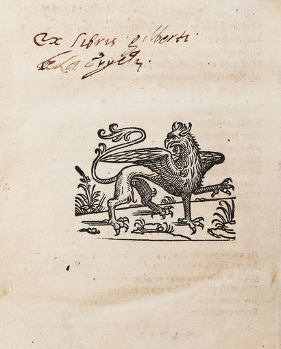 null SUETONE. DUODECIM CESARES, EX ERASMI RECOGNITA.

Lyon, Sébastien Gryphe, 1539.

In-8...