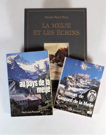 null BAUD-BOVY (Daniel). La Meije et les Ecrins. P., Champion, Slatkine, 1994. In-4°,...