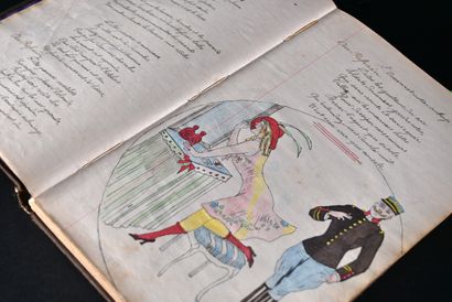 null Chants de régiment

1 volume manuscrit, avec dessins aquarellés (État d'usa...
