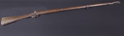 null FRANCE

Fusil 1842 d'infanterie 

Monture bois, platine à piston marquée de...