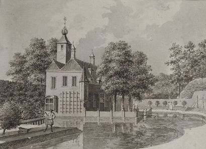 null Attribué à Cornelis PRONK (1691 - 1759)

Vue du château d'Ilpensteim, vue de...