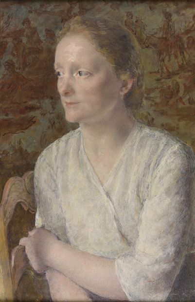 null François Joseph GUIGUET (1860-1937)

Portrait de Marie au corsage blanc, vers...