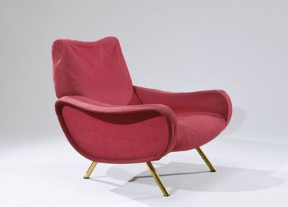 null Marco ZANUSSO (1916 - 2001)

Edition Arflex des années 1960

Fauteuil Lady

Tissu...