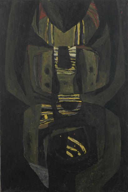 null Serge REZVANI (born in 1928)

Untitled, from the Effigy series, 1962

Oil on...