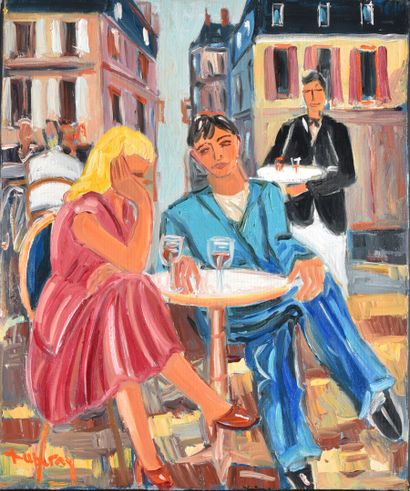 null DUPERAY Alain (Né au XXe siècle)

La femme en rose, huile sur toile, signée...