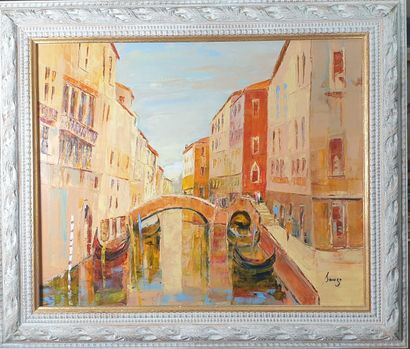 null SAUZE (né en 1956)

Vue de Venise

Huile sur toile signée en bas à droite

L....