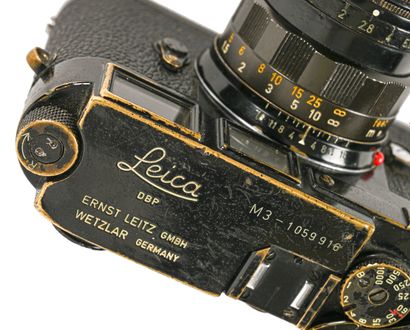  Rare Leica M3 Black paint N°1059916 
Soixante sixième sur cent cinquante en 1962...