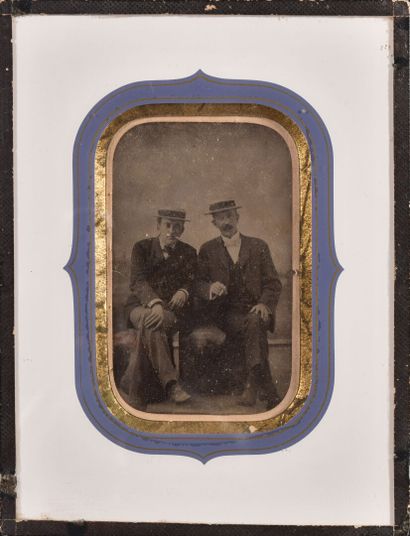 France vers 1890-1900

Portrait de deux amis...