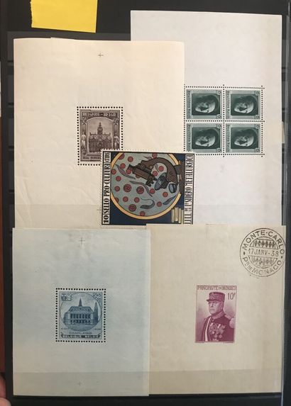 null Ensemble de 4 albums de timbres :

Quatre volumes * France, période semi-moderne...