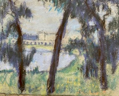 null École MODERNE vers 1920

Vues du parc du château de Versailles

Deux pastels.

Trace...
