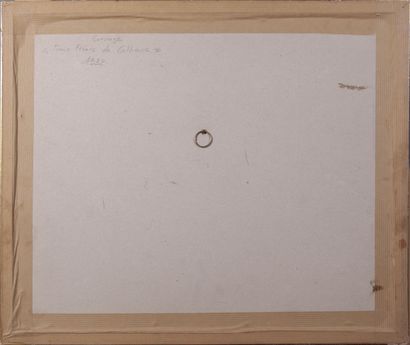  Léopold SURVAGE (1879-1968) 
Composition 
Xylographie, signée et datée 1953 en bas...